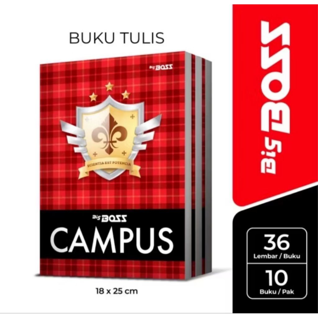 

Campus Big Boss 36 lembar – Cocok untuk anak sekolah | Harga hemat | Kualitas Juara