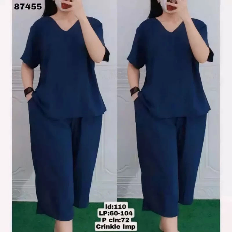 Setelan Wanita Setelan Andin Cringkel AIRFLOW Terbaru | Setelan Andin Cringkel AIRFLOW