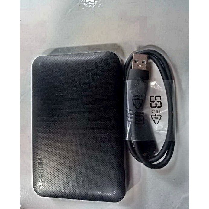 (NEW) Hardisk Eksternal TOSHIBA CANVIO 1TB ORI - Ex Hadiah Dari Bos | Belum Sempet Dipake | Sentinel