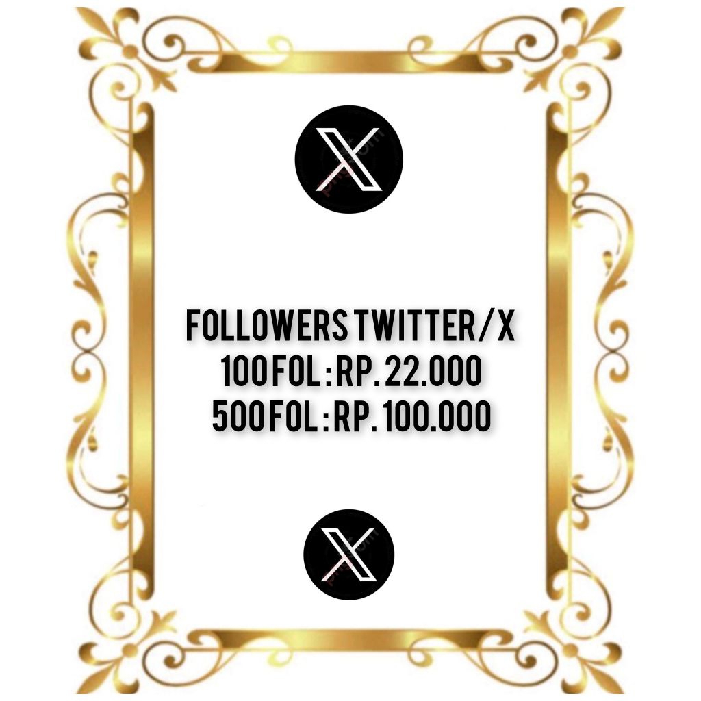 FOLLOWERS TWITTER AKTIF MURAH