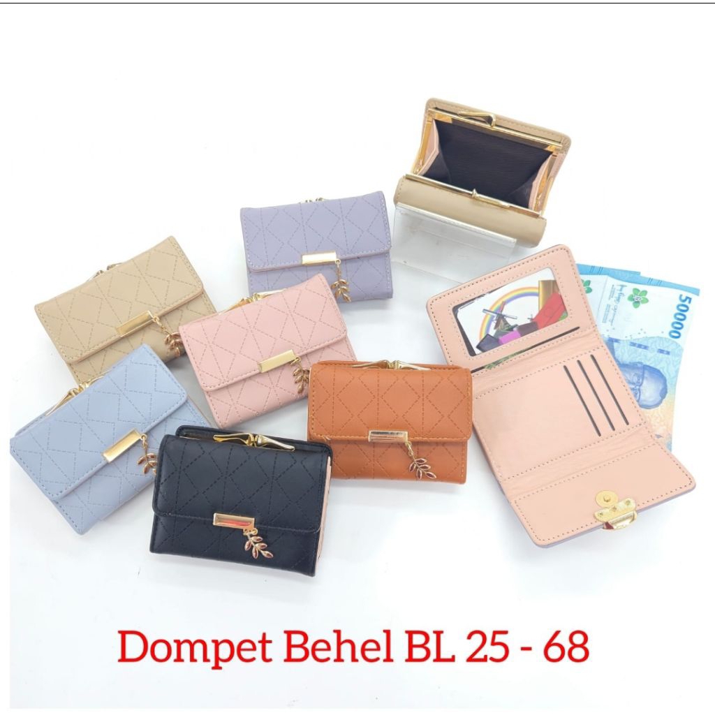 Dompet Behel Lipat Wanita Korean Fashion