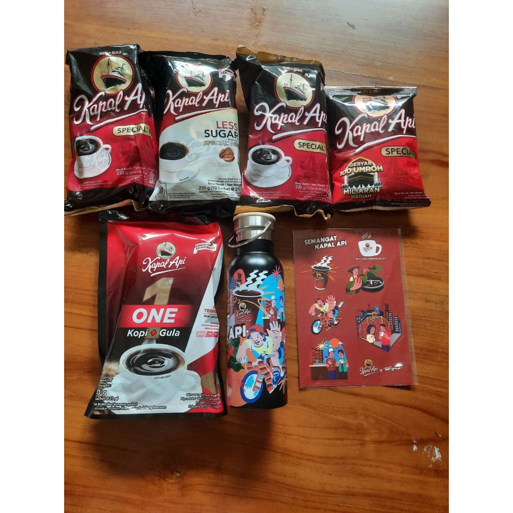

Paket Kopi Kapal Api + Tumbler Stainless Spesial PRJ