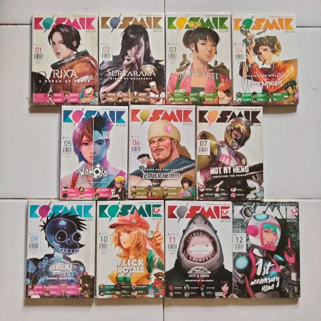 Paket Komik Lokal - Kosmik Mook - 11 Edisi