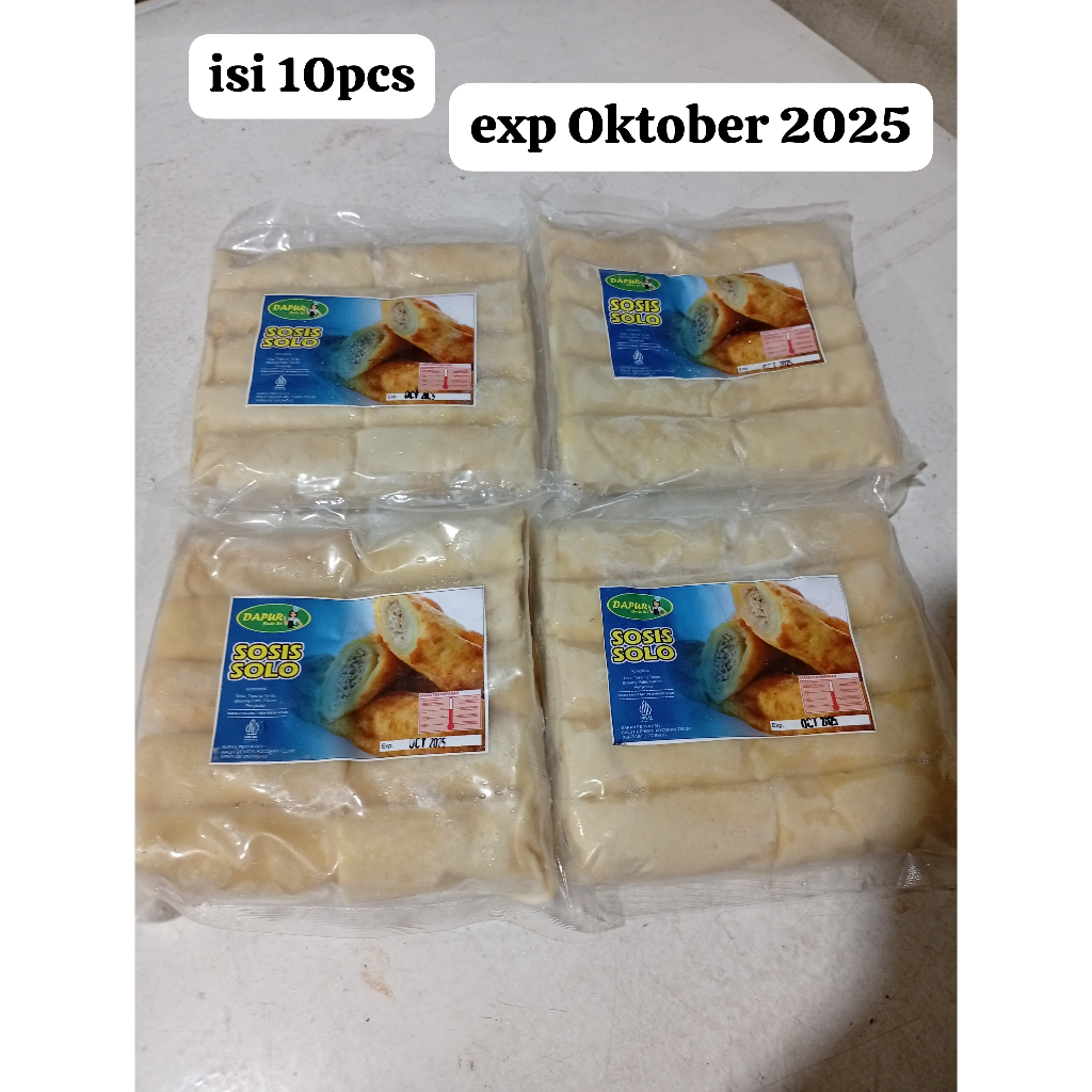 

Sosis Solo Isi 10 | 500gr | Camilan Frozen Enak & Praktis Siap Goreng | HALAL & Original