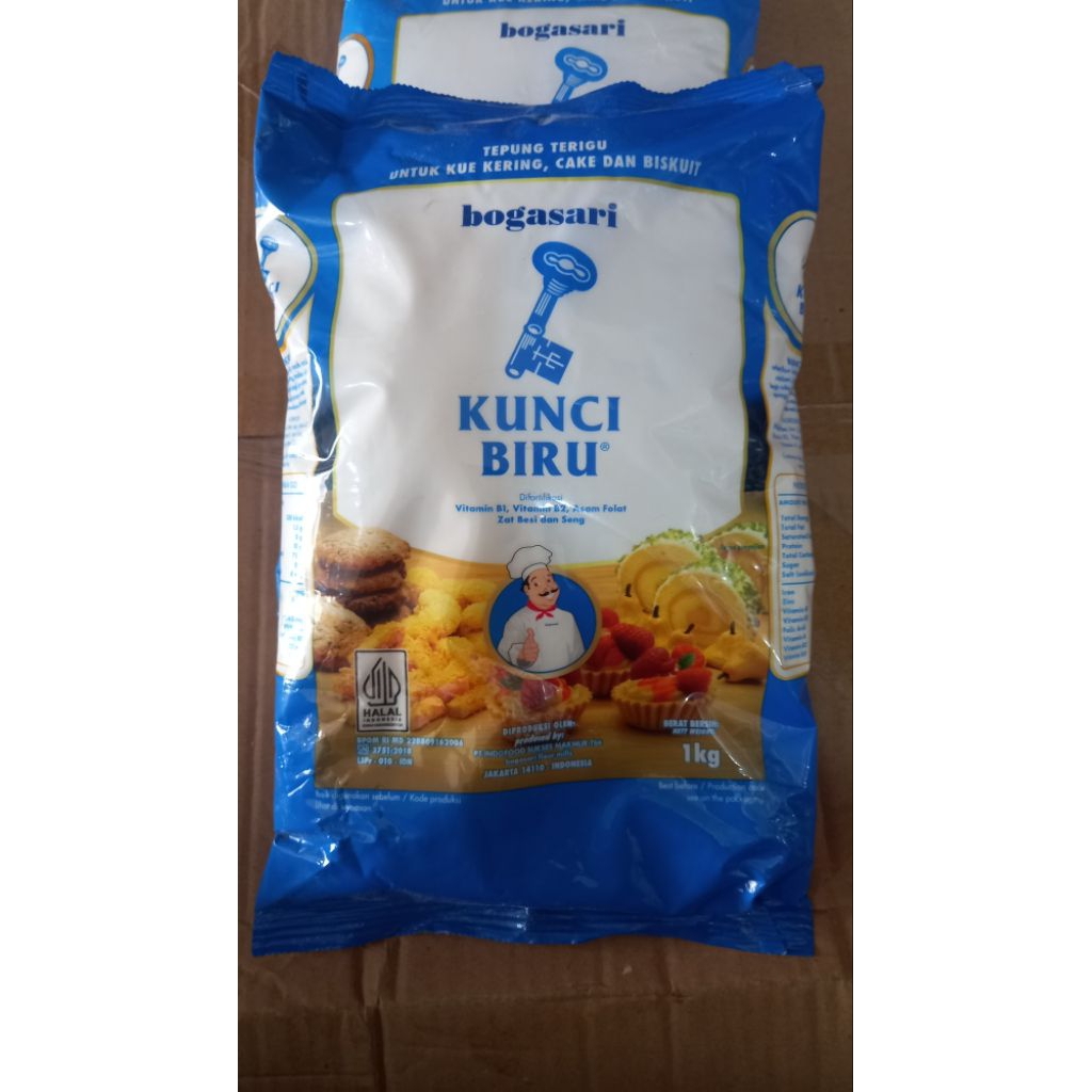 

tepung terigu bogasari / kunci biru 1kg