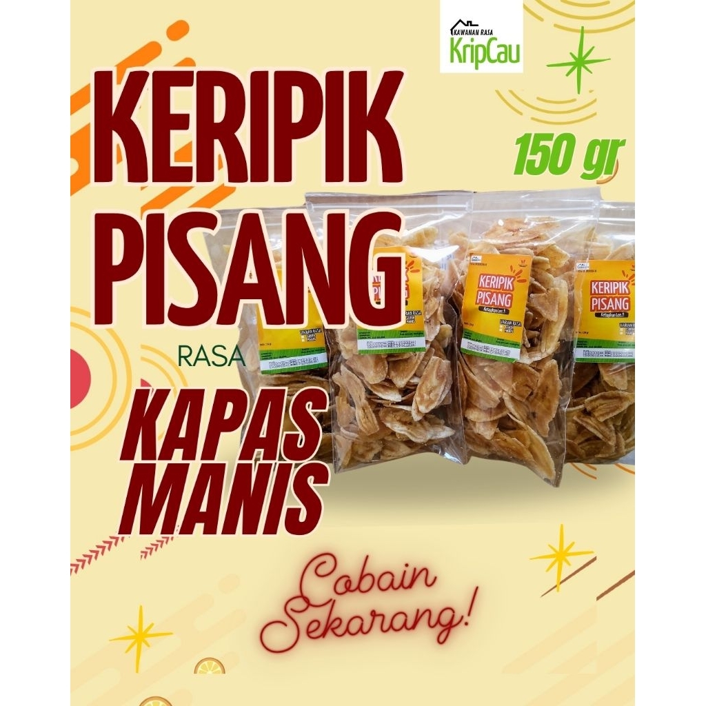 

150gr Keripik Pisang rasa Manis