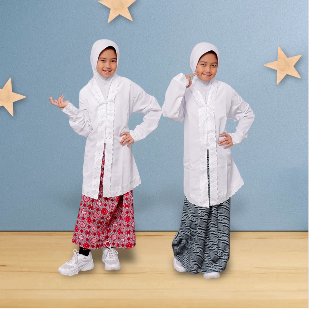 SETELAN KEBAYA ANAK & TANGGUNG TERMURAH SERAGAM BAJU ANAK SEKOLAH TK DAN SD KEBAYA KHAS SUNDA