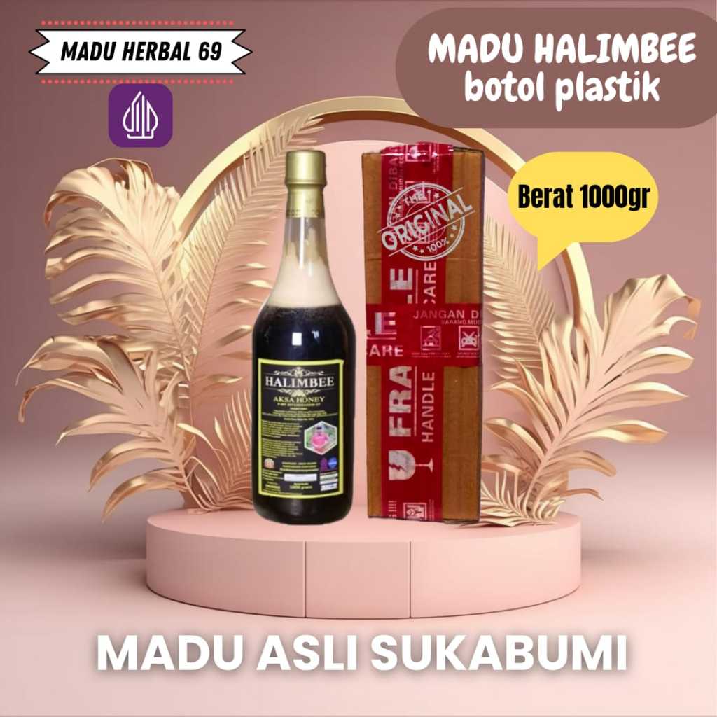 

TERBARU: Madu Asli Sukabumi Madu Halimbee tanpa bahan campuran / Kemasan Botol Plastik 1kg