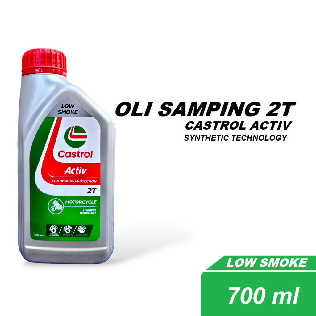 oli CASTROL ACTIV 2TAK 700ML oli castrol activ 2tak 700ml murah / oli samping 2 tak
