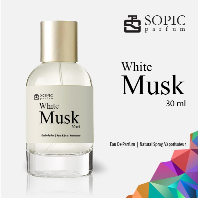 Sopic Parfum Wanita Tahan Lama Aroma Mewah Inspired by The Body Shop WHITE MUSK