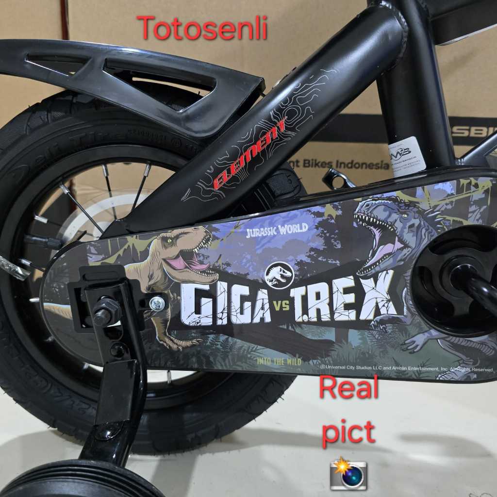 SEPEDA ANAK BMX 12 INCH BY ELEMENT JURASSIC WORLD FSL GIGA VX TREX SEPEDA ANAK BMX 12 INCH