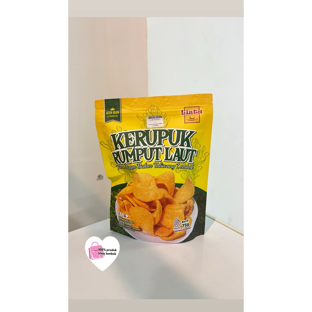 

oleh Oleh Khas Lombok Kerupuk Rumput Laut