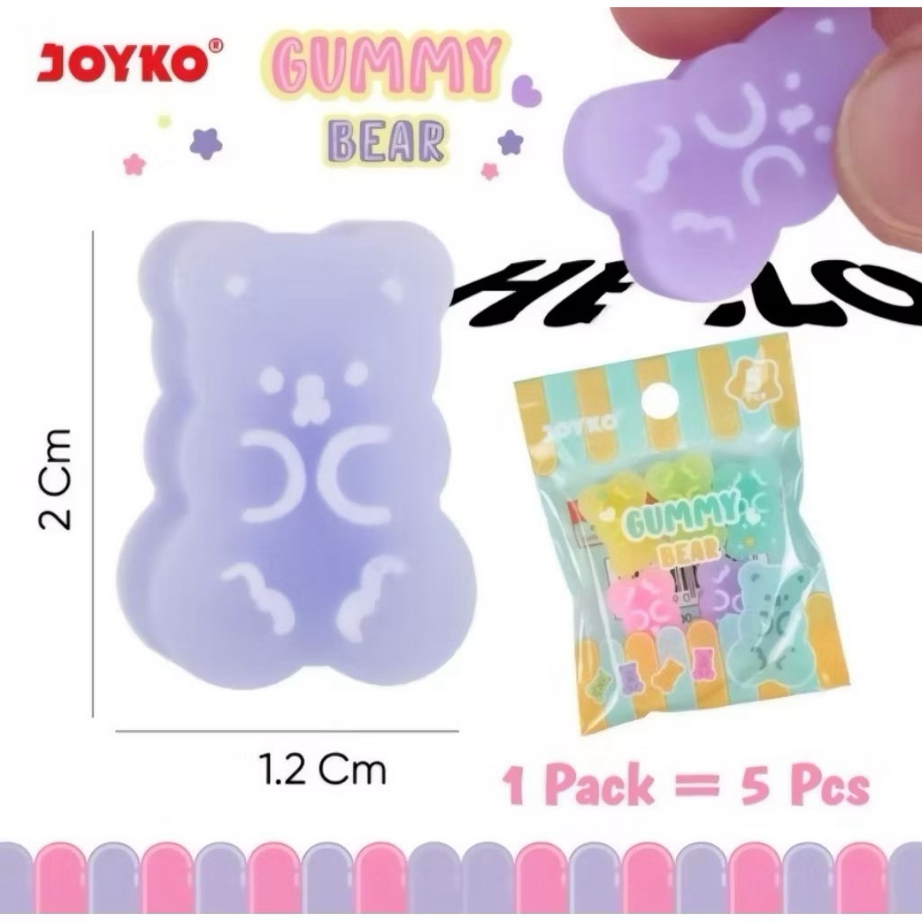 

penghapus ERT-136 GUMMY BEAR