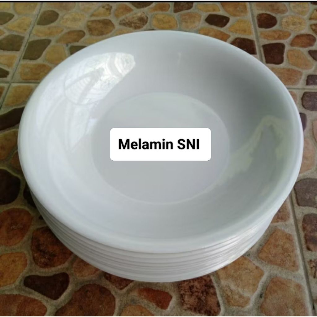 Piring Makan Cekung Melamin 9 inch Singa Singi PL-519 / PLT-09