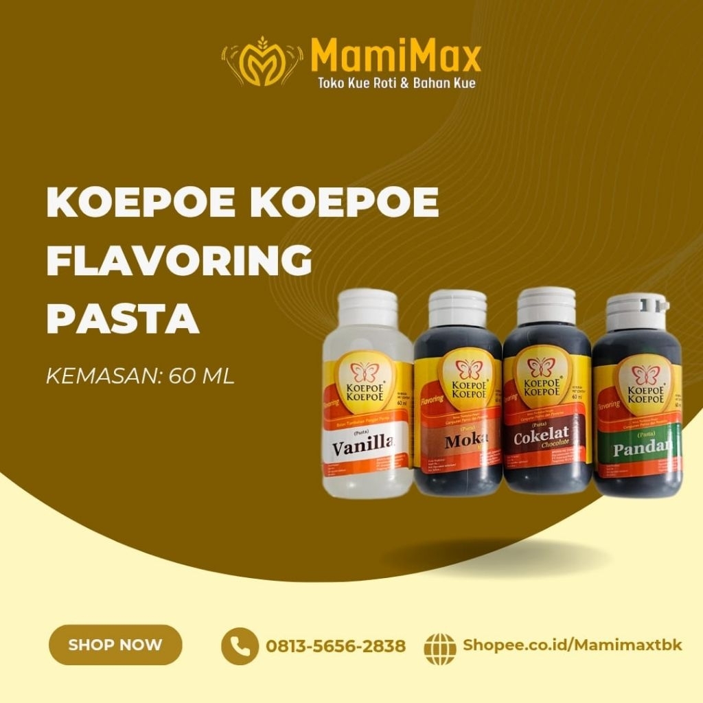 

KOEPOE KOEPOE PASTA 60ML VANILLA MOCCA COKLAT PANDAN