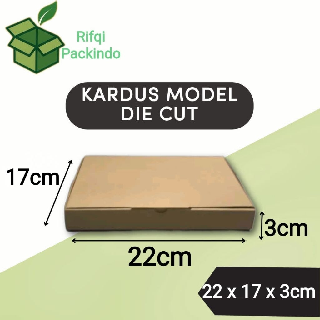 

Box Pizza Polos Ukuran 22x17x3cm / Kardus Pizza / Dus Pizza / Kotak Pizza / Die Cut / Karton