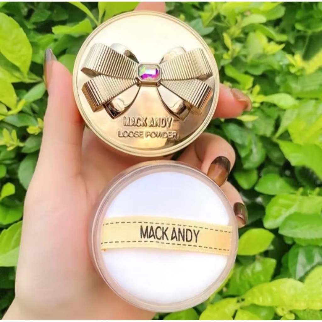 Loose Powder Mack Andy - Bedak Tabur Waterproof Tahan Lama Original Mack Andy 10gr