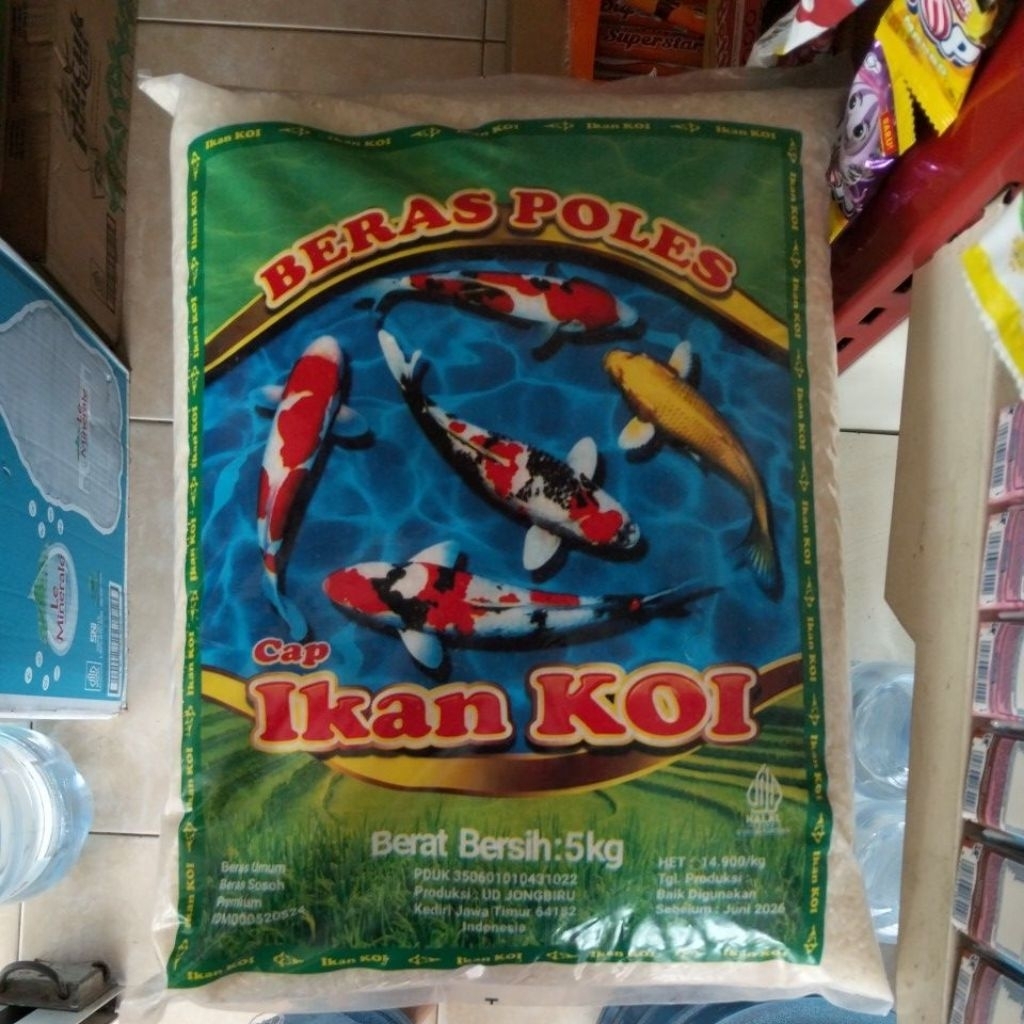 

beras koi 5kg enak dan pulen