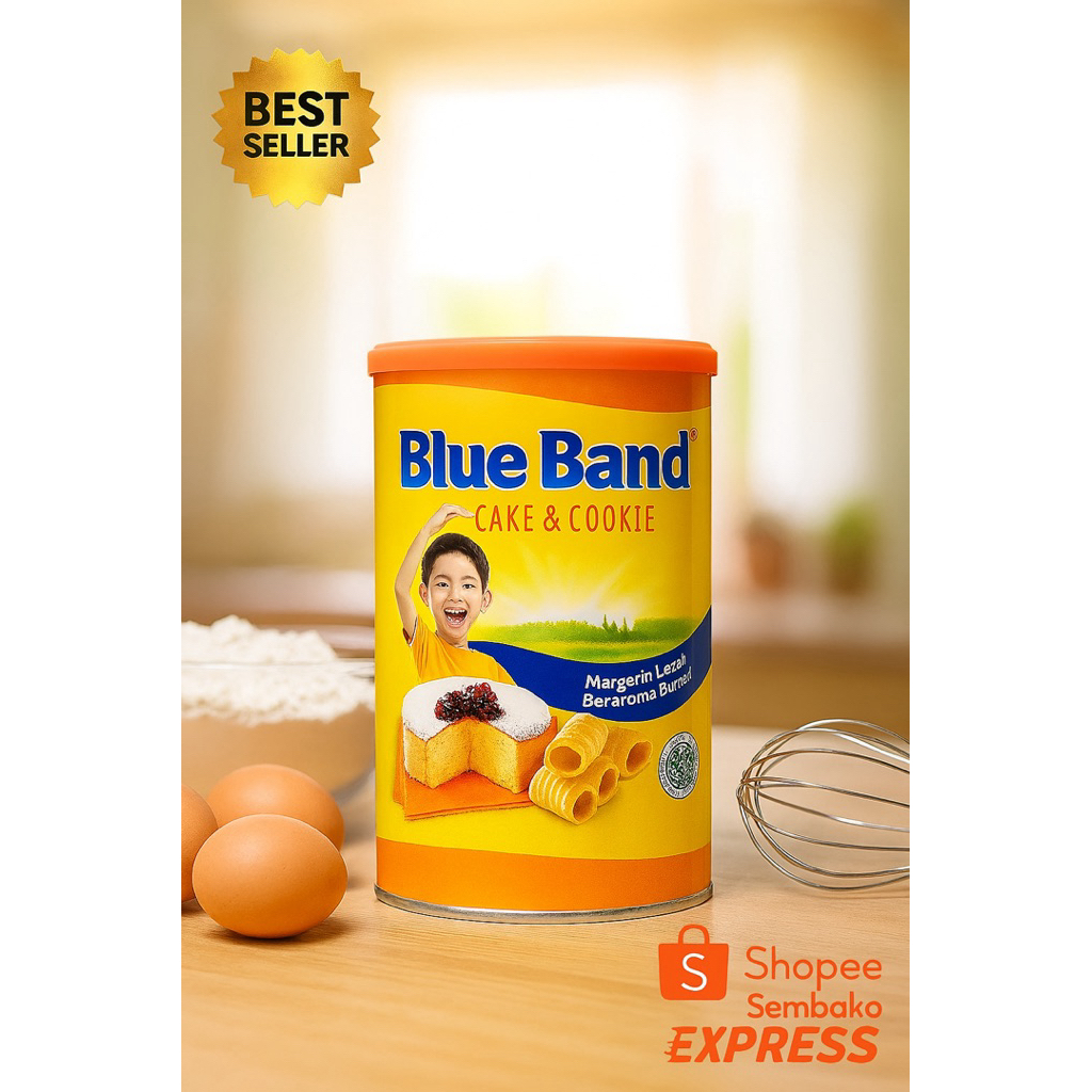 

Blue Band Cake & Cookie 1kg – Margarin Wangi Butter untuk Kue & Cookies Lembut Mengembang