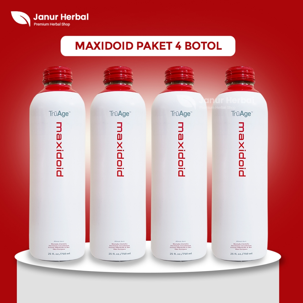 MAXIDOID PAKET 4 BOTOL | 100% ORIGINAL | EXPIRED SEPTEMBER 2027