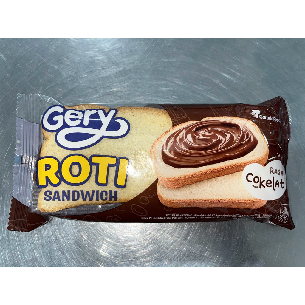 

Gery roti sandwich rasa cokelat 50g