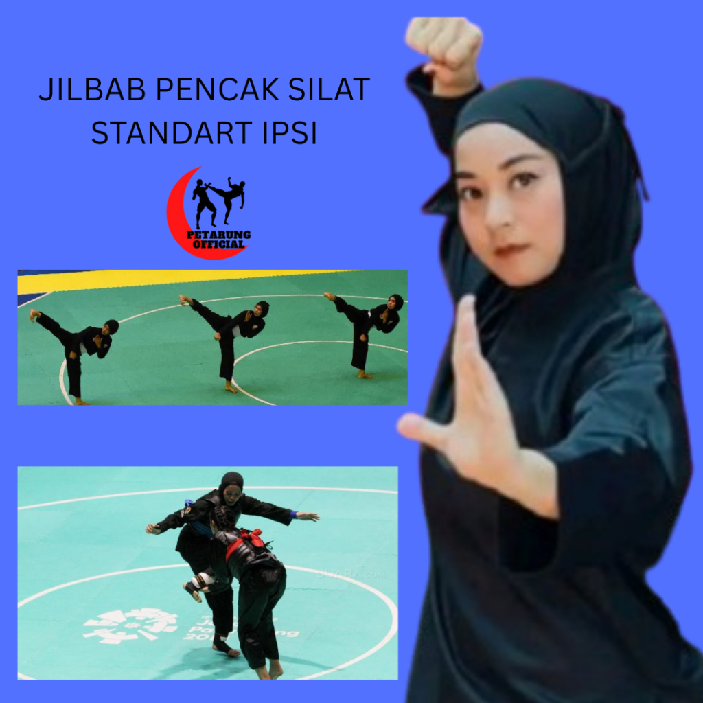 JILBAB PENCAK SILAT / JILBAB SILAT HITAM TANPA RENDA/ jilbab silat hitam polos tanpa pita renda , ji