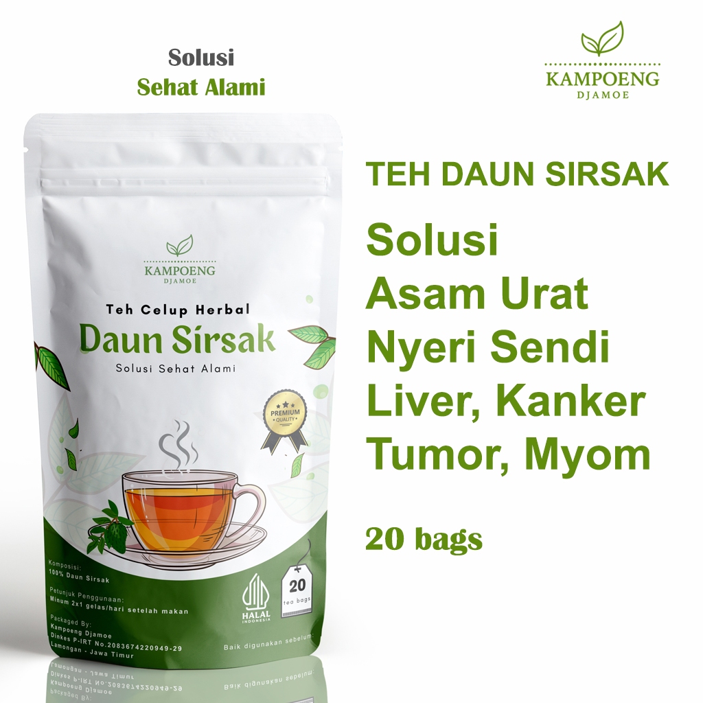 

Teh Daun Sirsak Celup untuk Asam Urat Nyeri Sendi Kanker Tumor