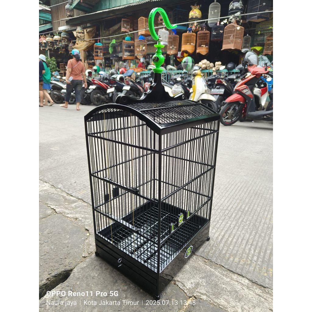 (KARGO)KANDANG SANGKAR KOTAK EBOD JAYA HITAM