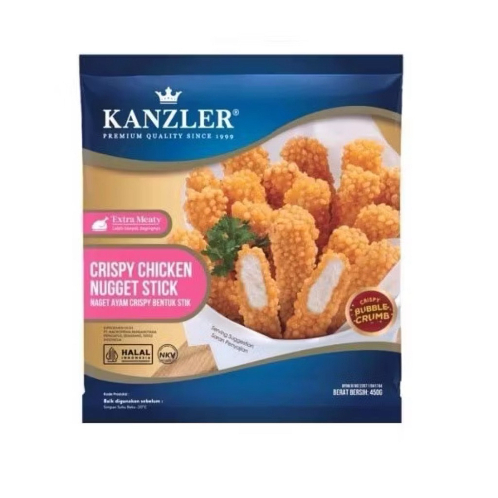 

KANZLER CHICKEN NUGGET STICK CRISPY 450 GR