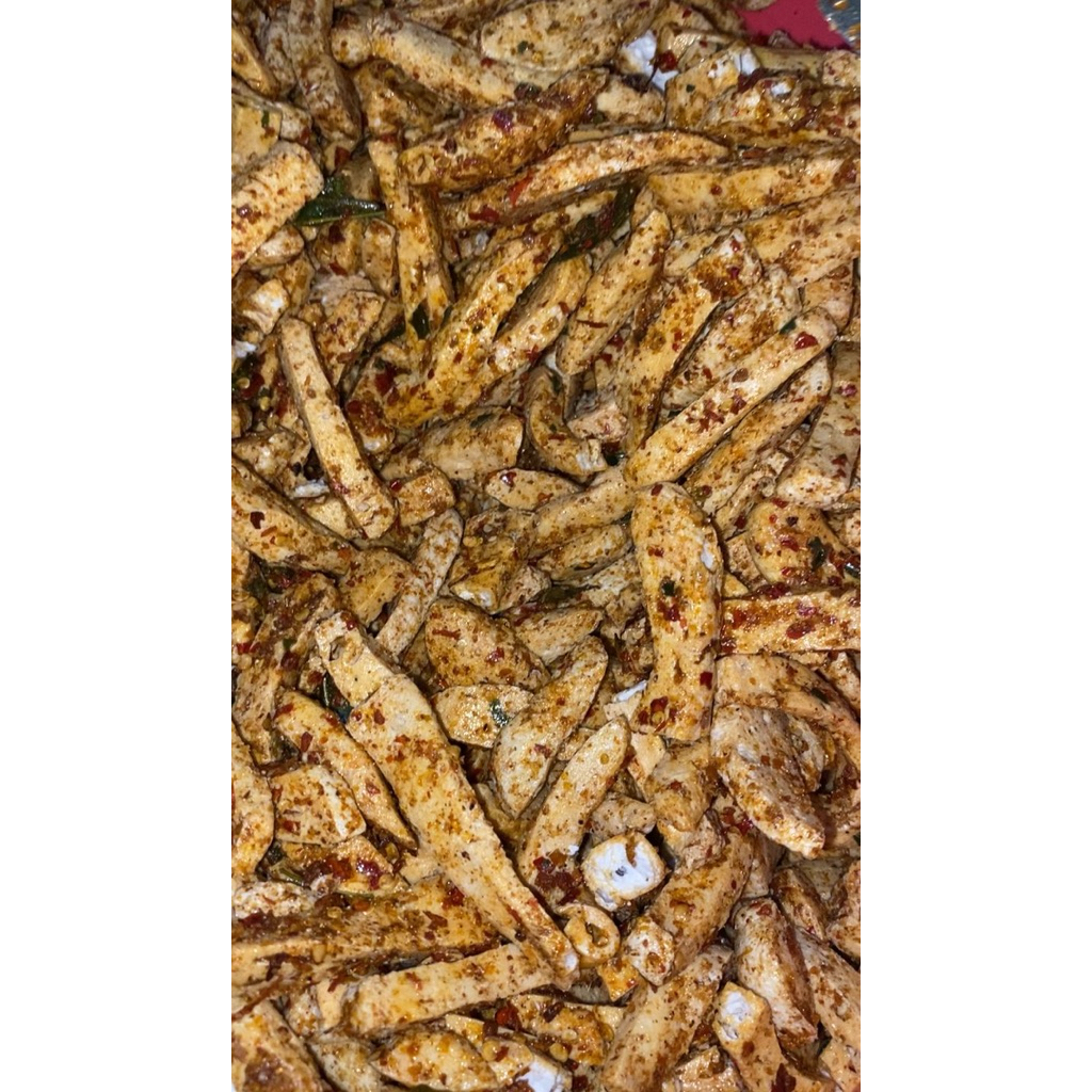 

Cemilan pedas-basreng pedas dan original