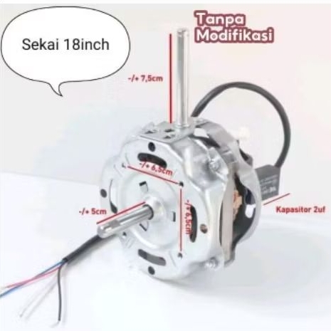 DINAMO KIPAS ANGIN TORNADO SEKAI 18 INCH