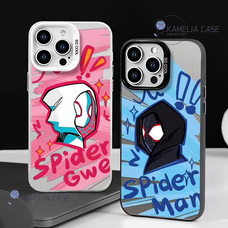 Spider-Man dari Marvel Manusia laba-laba Cute Lucu Phone Hardcase For IPhone 7 8 SE 2020 Xr Xs Max 1