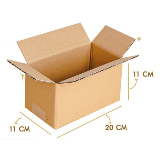 

Kardus packing Box Karton Polos 20x11x11 cm c flude 4mm BARU