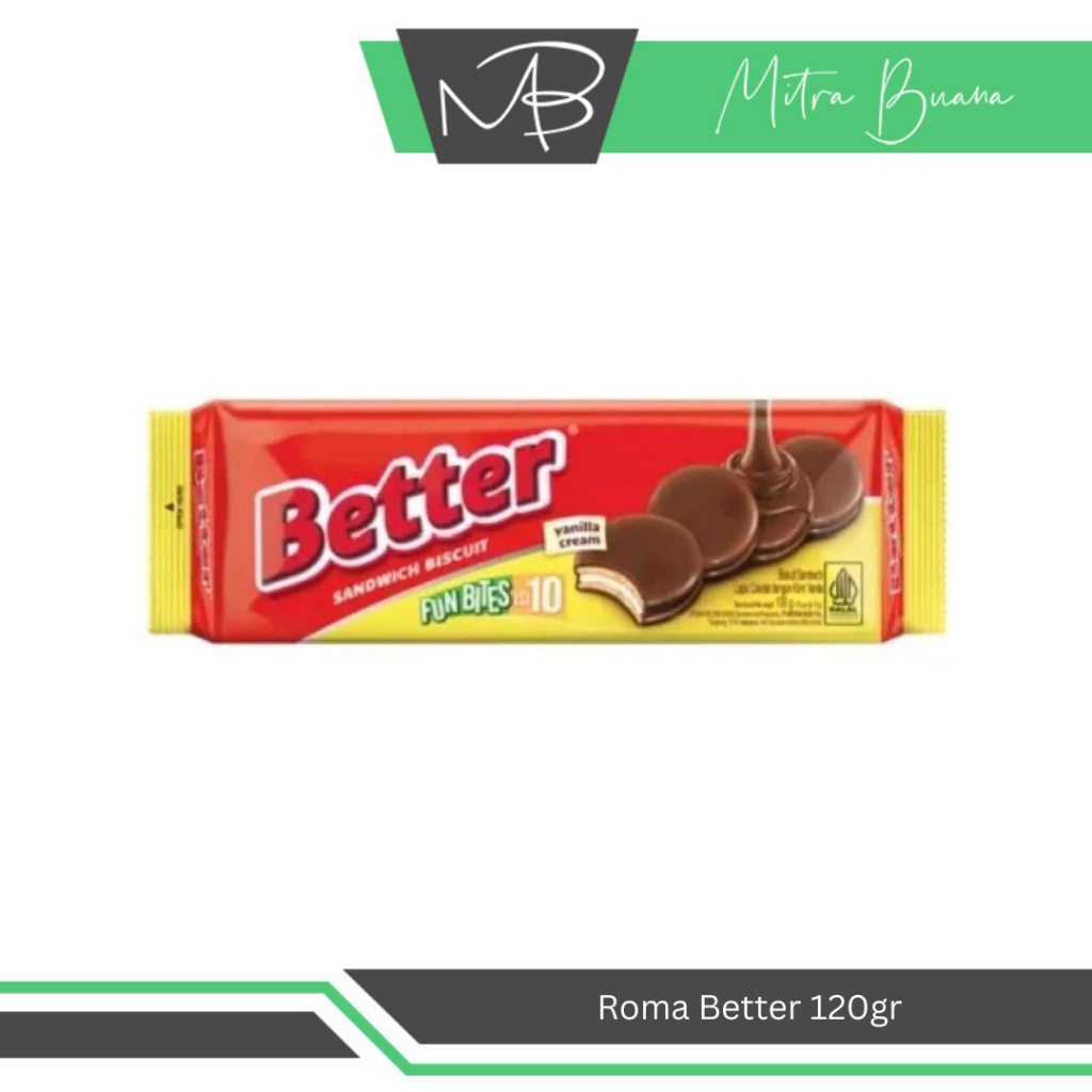 

ROMA Better 100 gr - Snack Rasa Coklat Enak Murah Original Bergizi