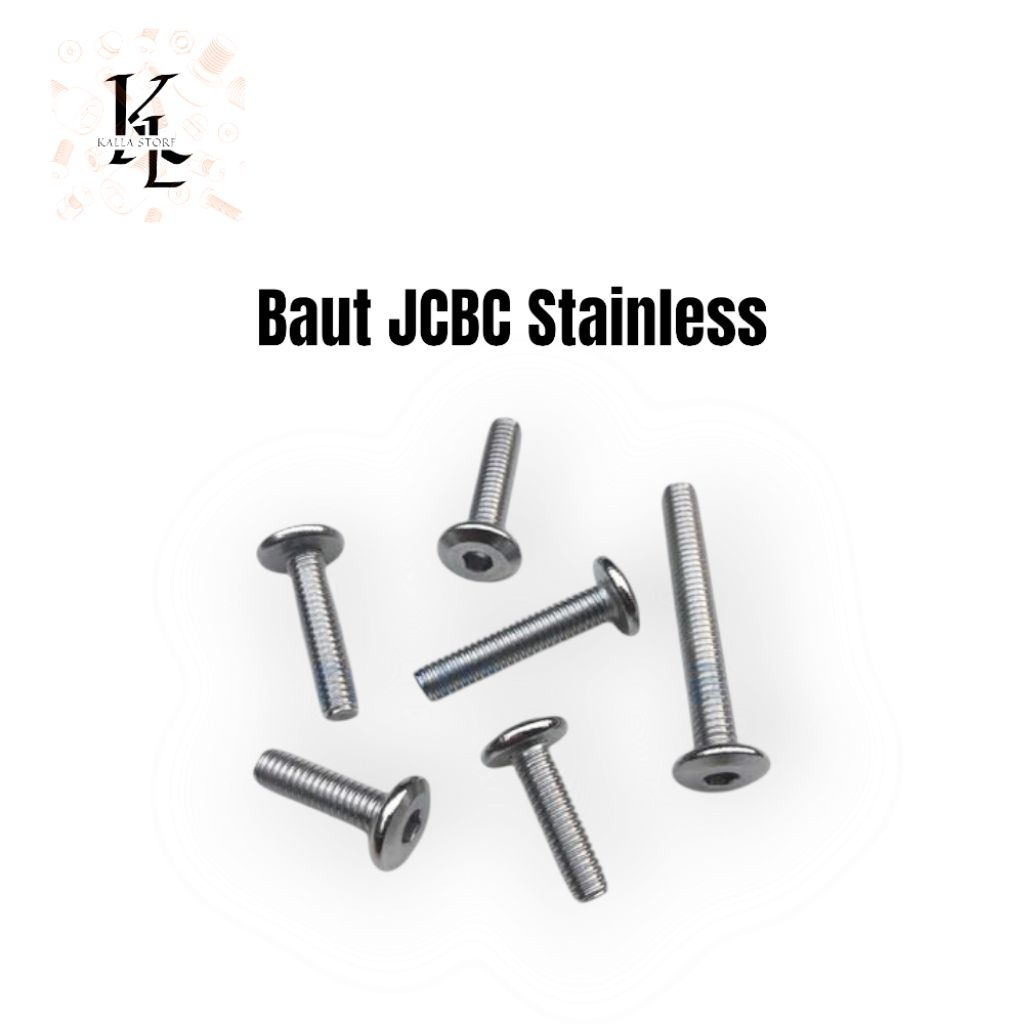 Baut JCBC M8x45 Stainless