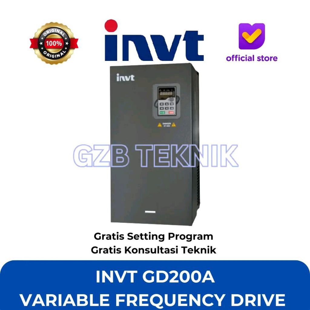 Inverter INVT 110KW/132KW 380V 3Phase Variable Frequency Drive GD200A