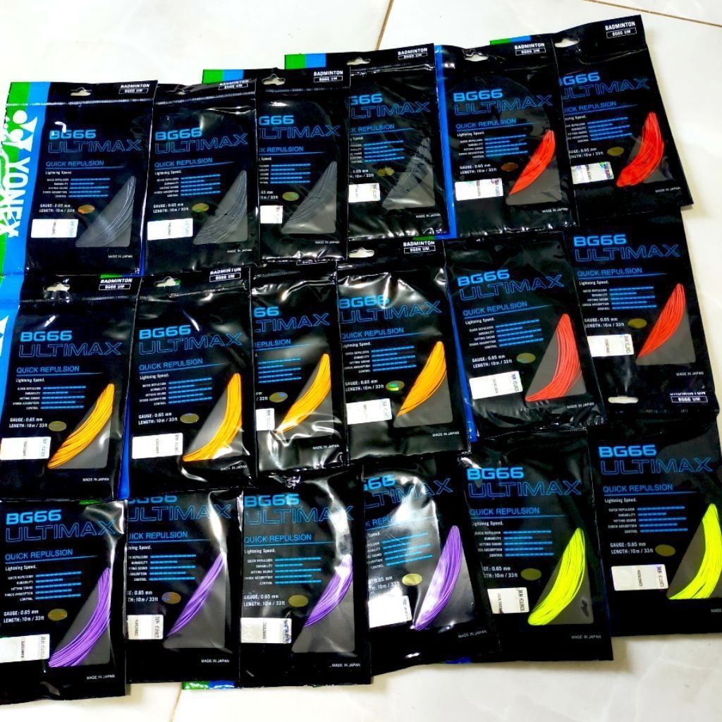 SENAR RAKET BADMINTON/senar raket bg66ultimex 30 lbs