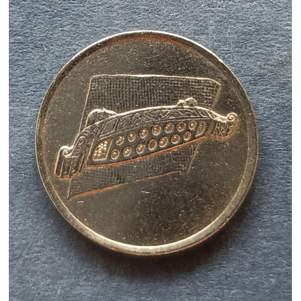 koin Malaysia 10 sen  bunga raya tahun 1990..