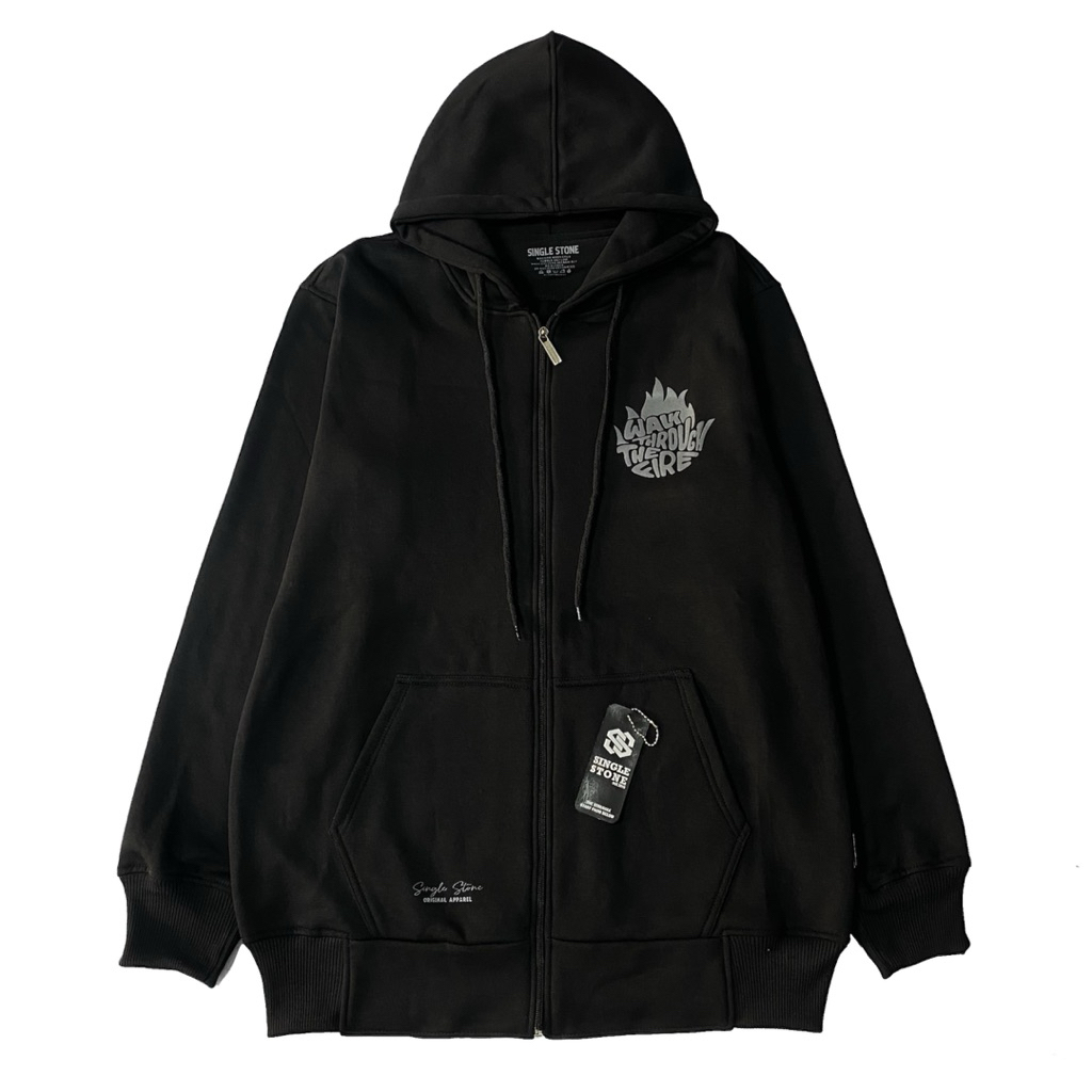 TERLARIS HOODIE ZIPPER 280GSM - Hoodie zipper singlestone -  Hoodie zipper pria - Hoodie zipper wani