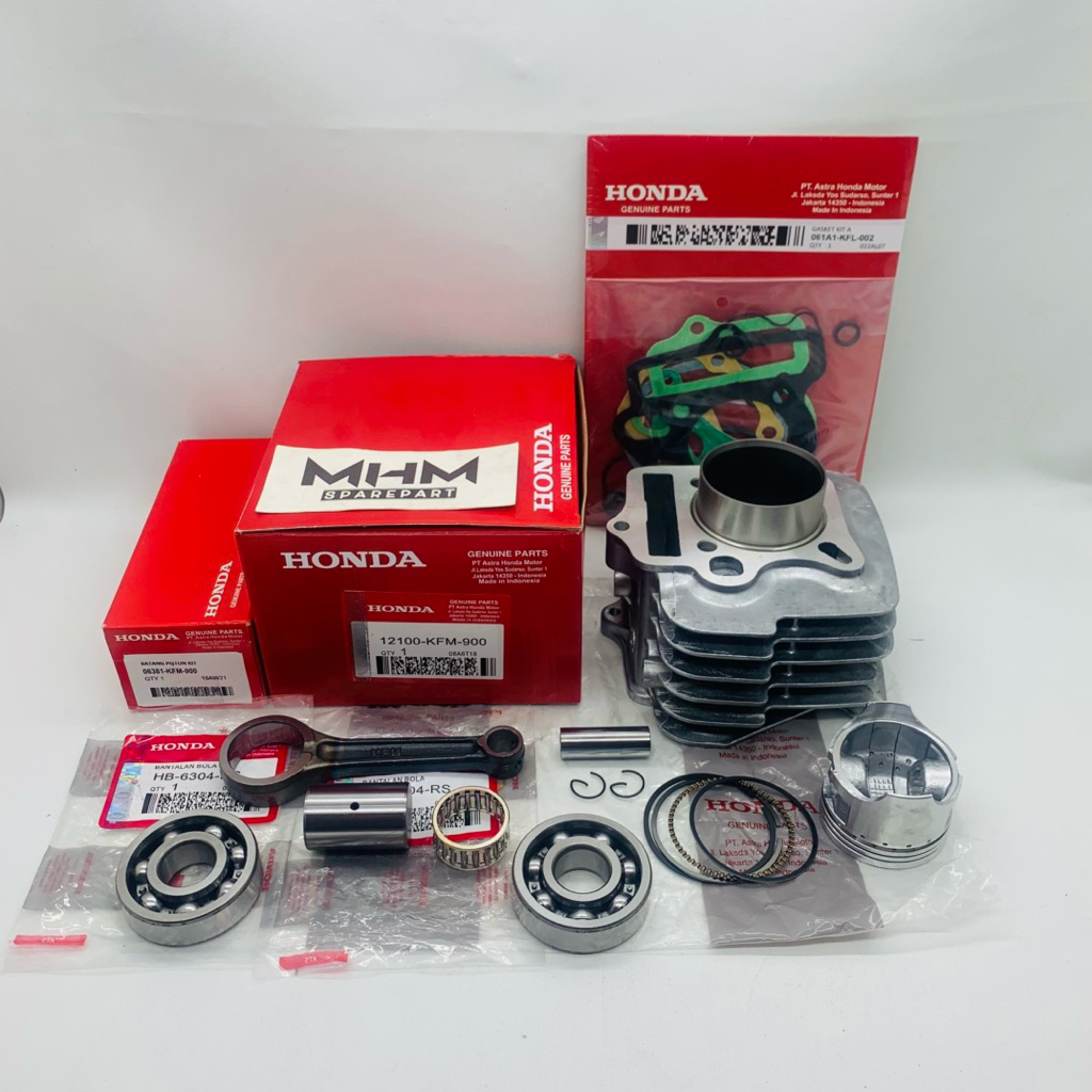 Blok seher + Stang seher + Bearing KFM Supra fit lama Supra fit new Revo lama Legenda