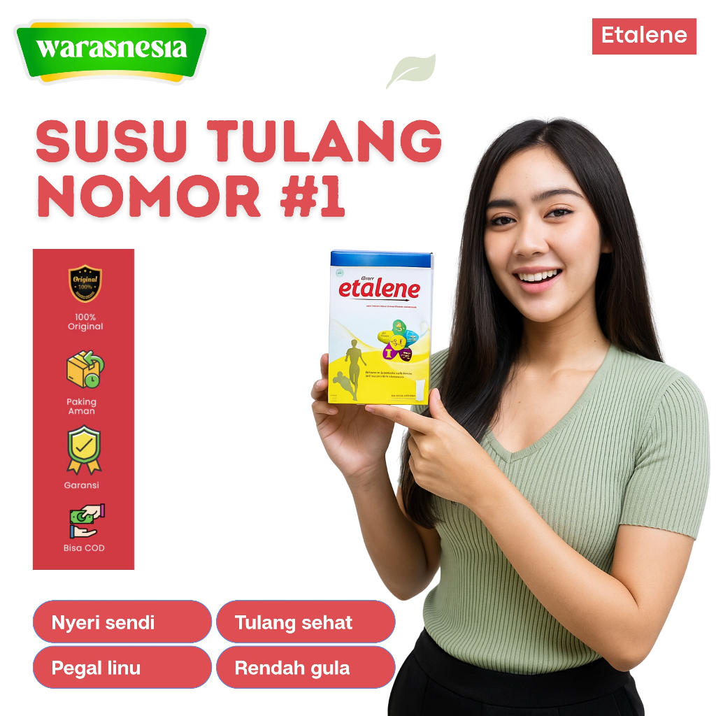 

Susu Kambing Etawa Etalene 200gr Herbal Jahe Temulawak Rendah Gula Halal dan BPOM
