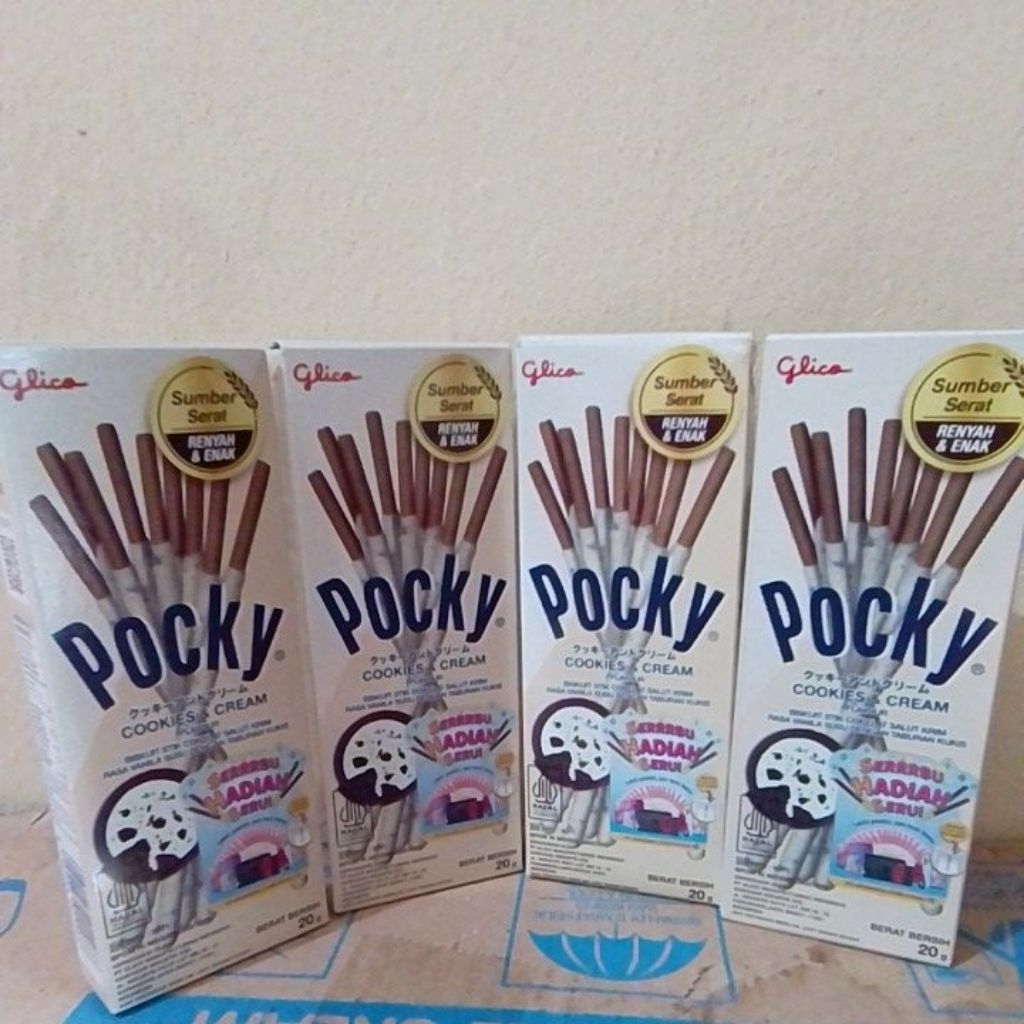 

POCKY COOKIES&CREAM TERMURAH ASLI JEPANG !!! EXPIRED 23 FEBRUARI 26