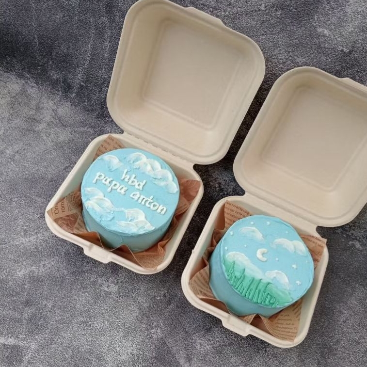 

(sby sda gresik) birthday cake kue ultah bento mini 9cm