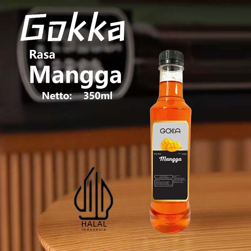 

Gokka Sirup Mangga 350ml - Minuman Segar Rasa Mangga / Mangga Syrup