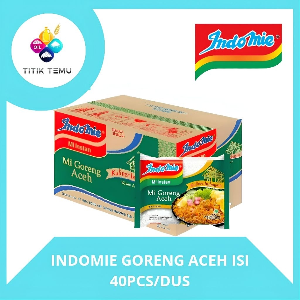 

INDOMIE GORENG ACEH 90gr ISI 40 PCS / DUS