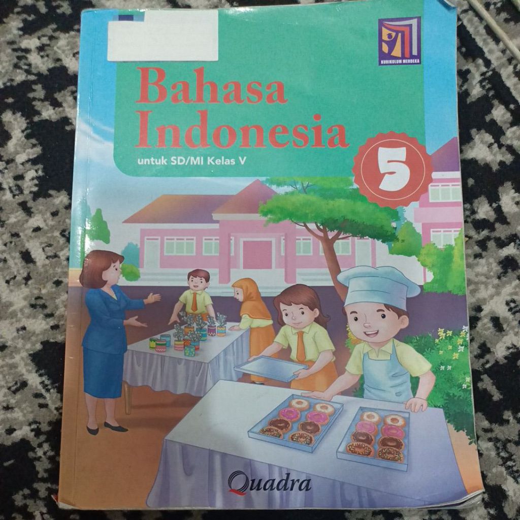 Buku Bahasa Indonesia SD MI kelas 5 Quadra