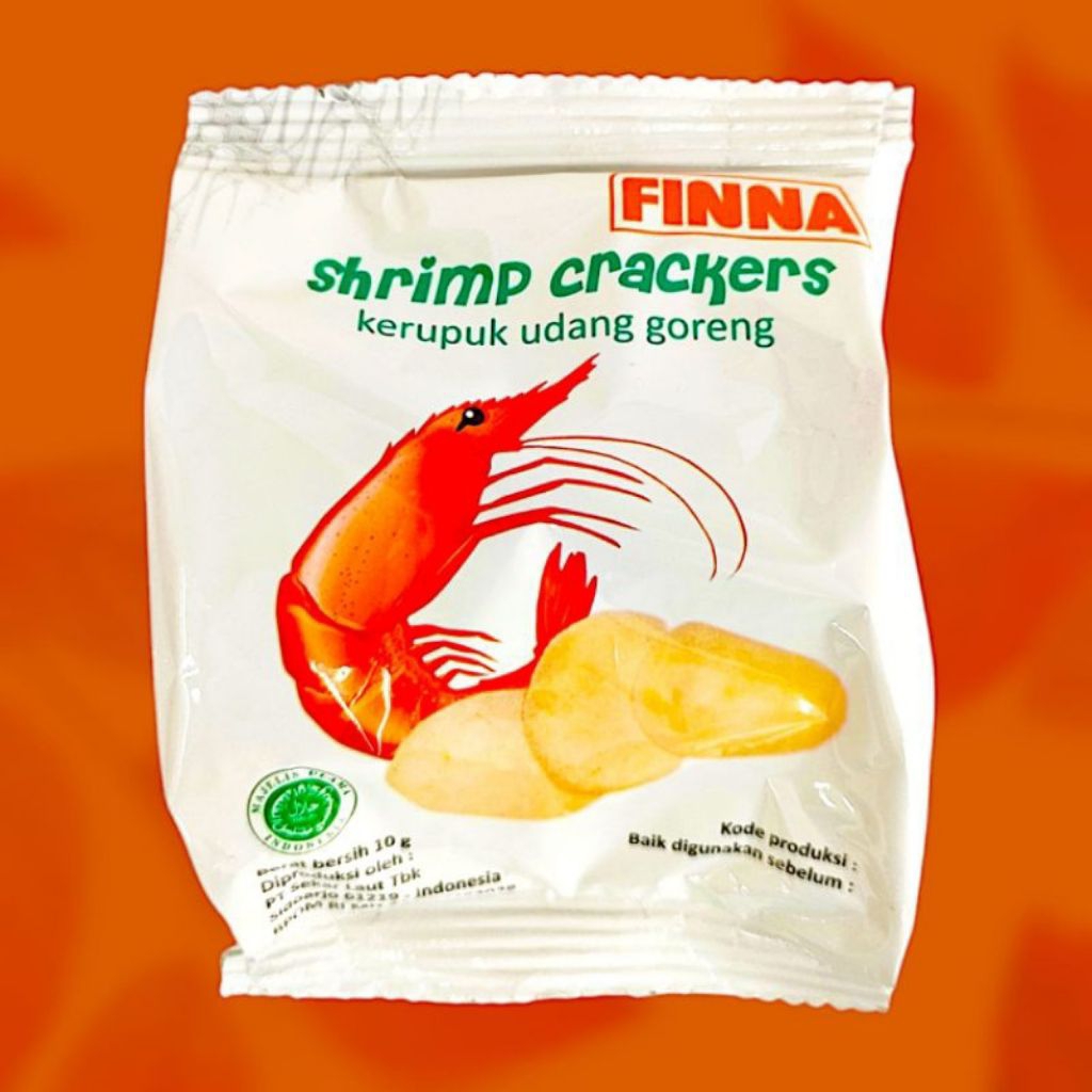 

ECER Promo! Krupuk Udang Finna Shrimp Carackers 10gr Sachet