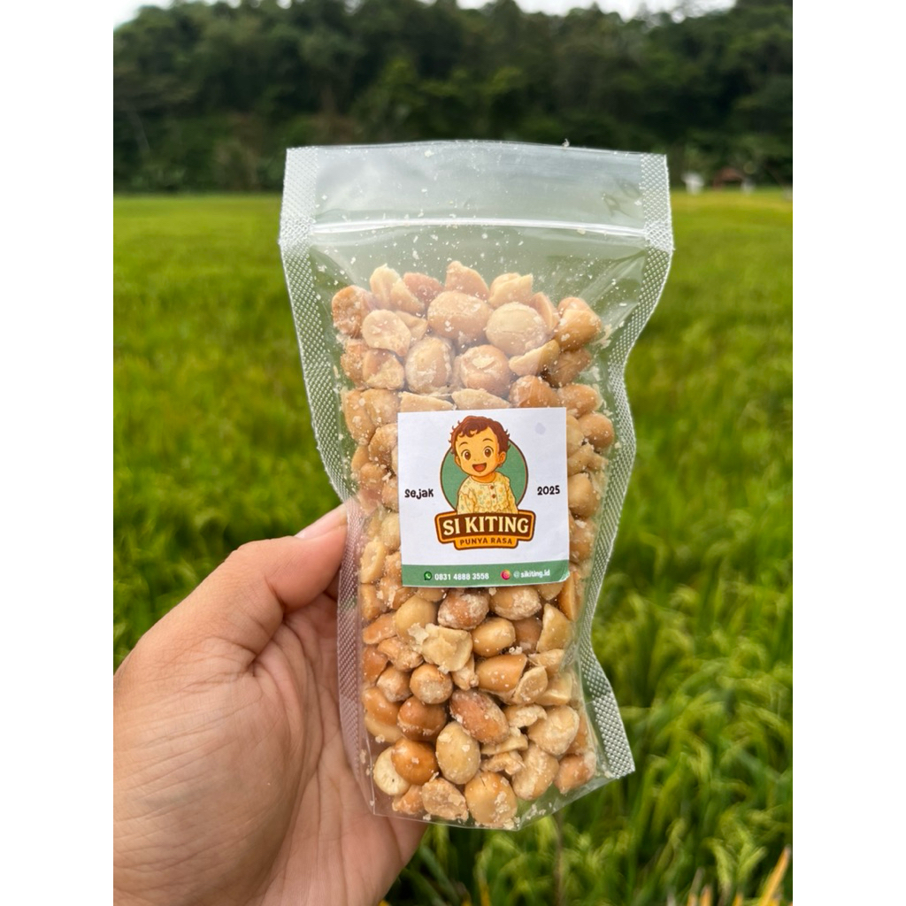 

Kacang Goreng Asin Gurih Si Kiting 150 - 300 - 500gr