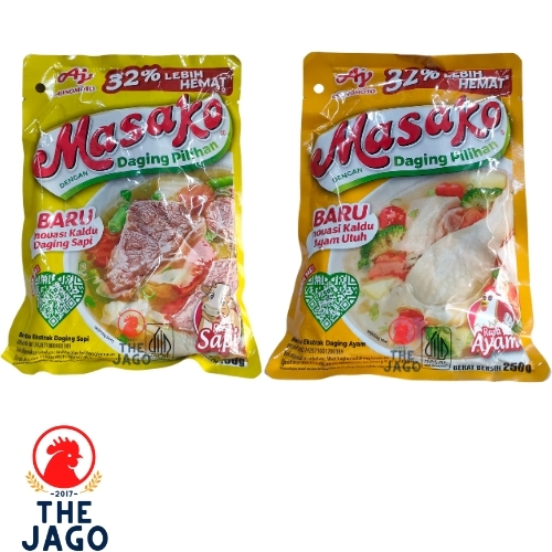 

Masako Kaldu Ayam & Sapi 250gr - Gurih Alami Tanpa Msg! Penguat Rasa Semua Masakan - Praktis