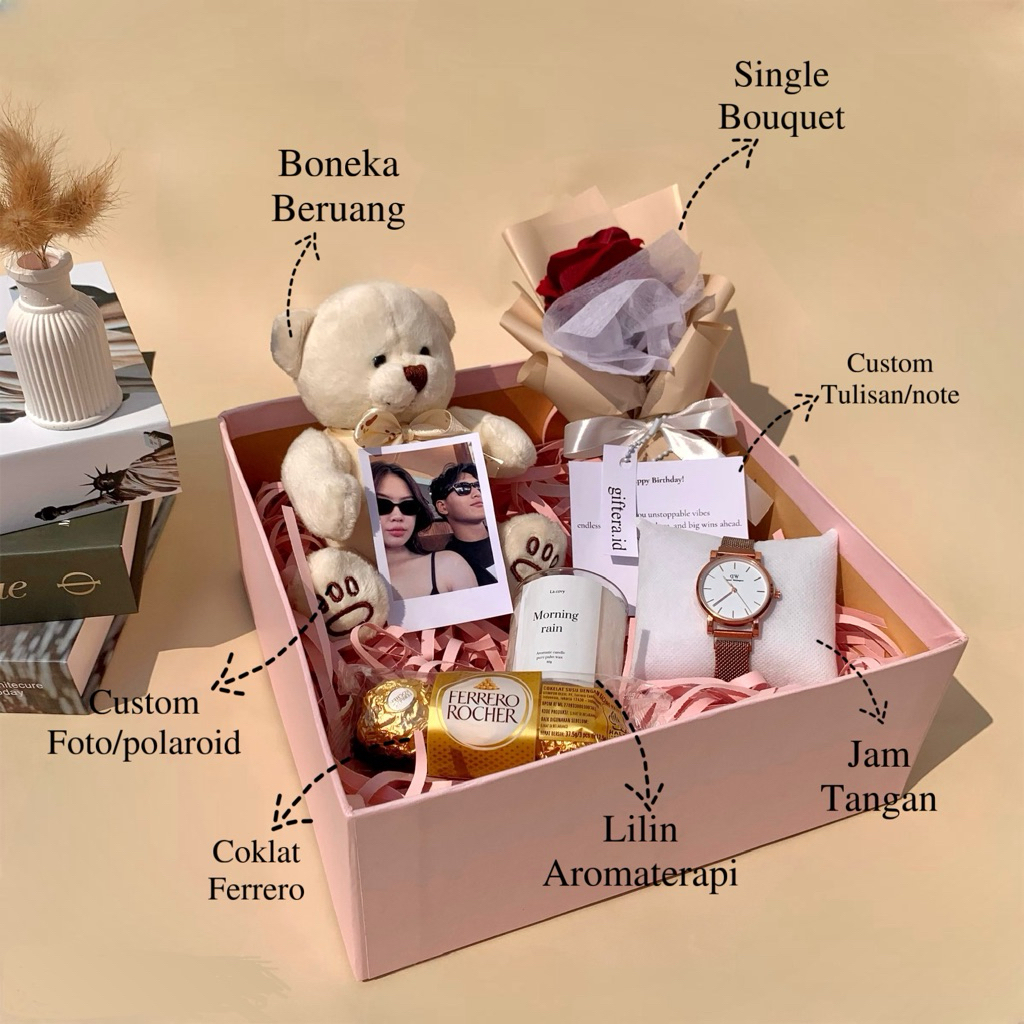 

Giftera.id |Sweet Surprise Box – Kado Ulang Tahun / Anniversary Romantis